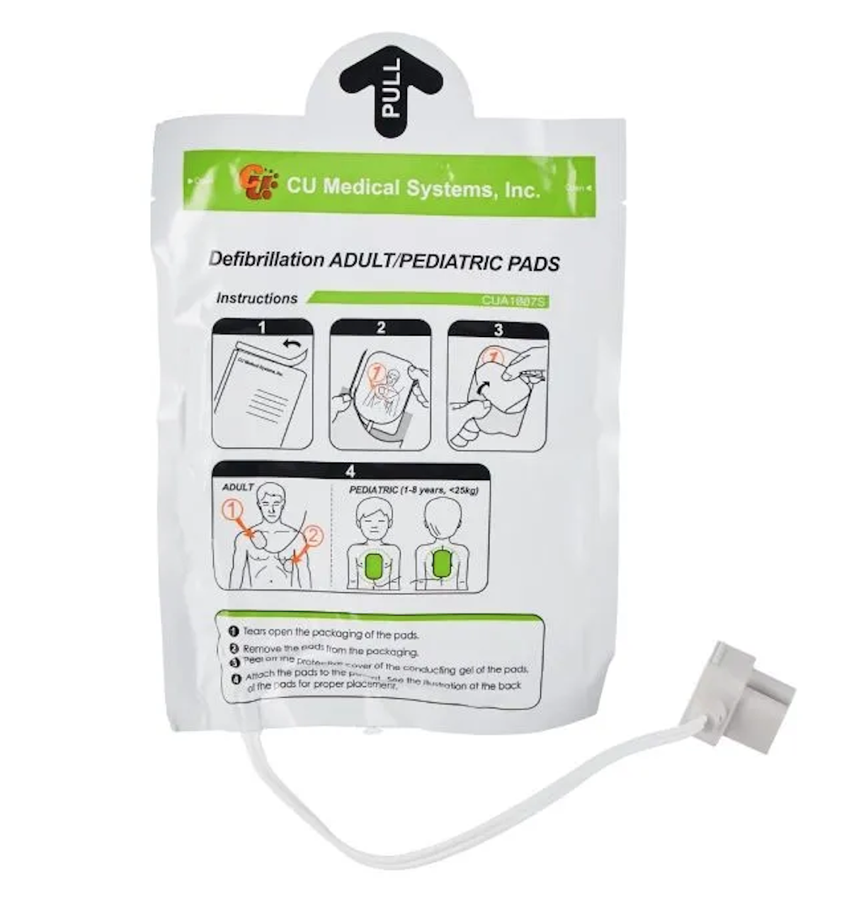 CU Medical Systems iPAD SP1/SP2 Smart Pads (Child & Adult) – Defib Planet