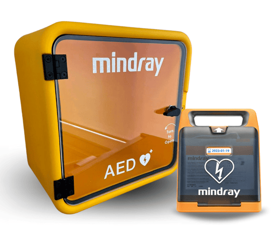 C2 Mindray BeneHeart Defibrillator & InCaddy Indoor Cabinet Package